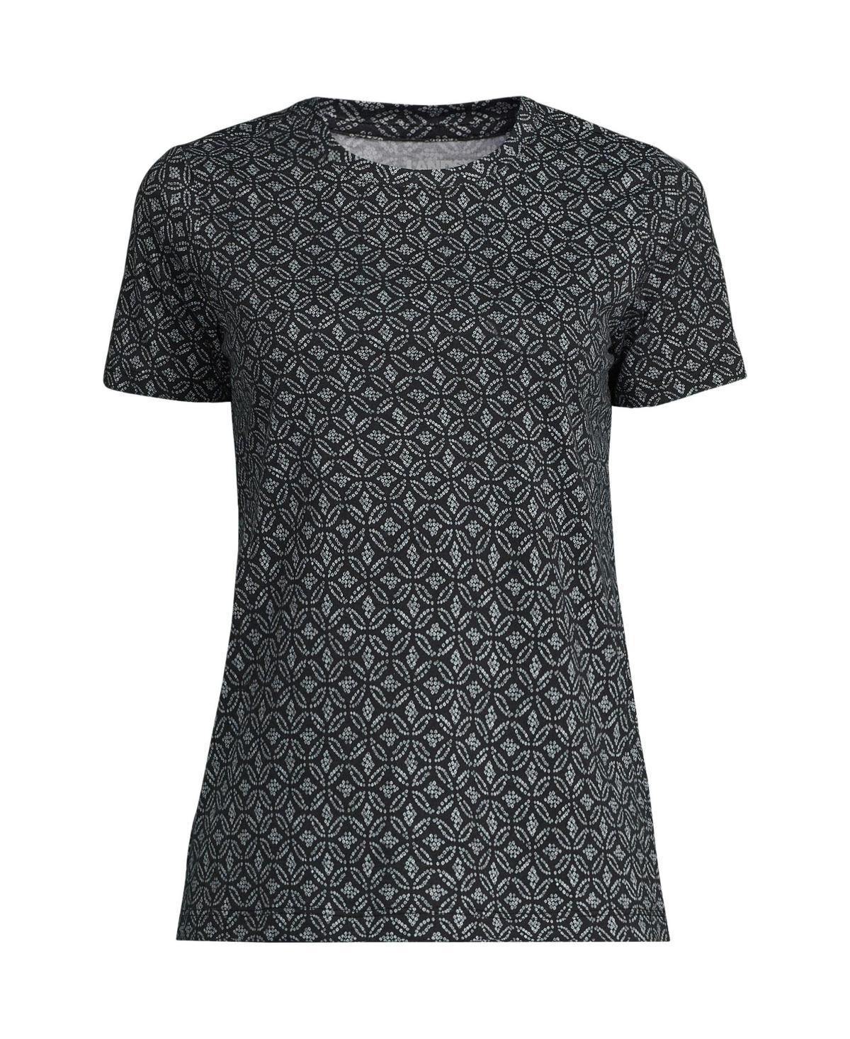 Lands End Womens Relaxed Supima Cotton T-Shirt Product Image