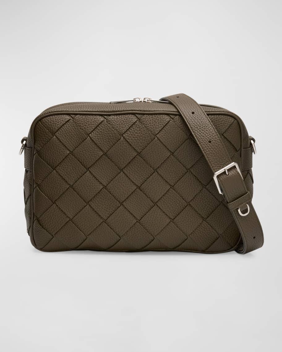 Men's Intrecciato Medium Crossbody Bag Product Image