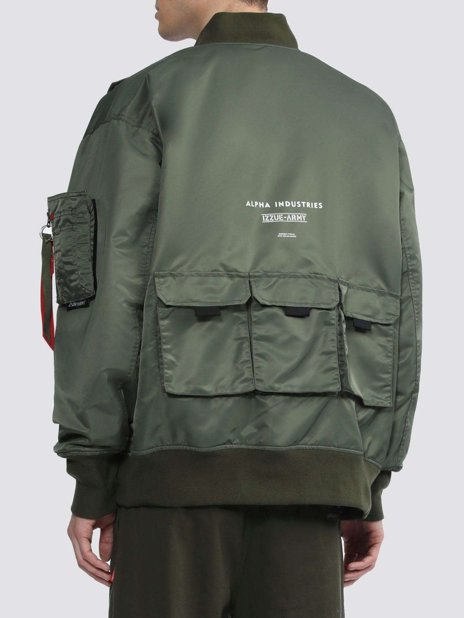 ALPHA X IZZUE UTILITY MA-1 JACKET Product Image