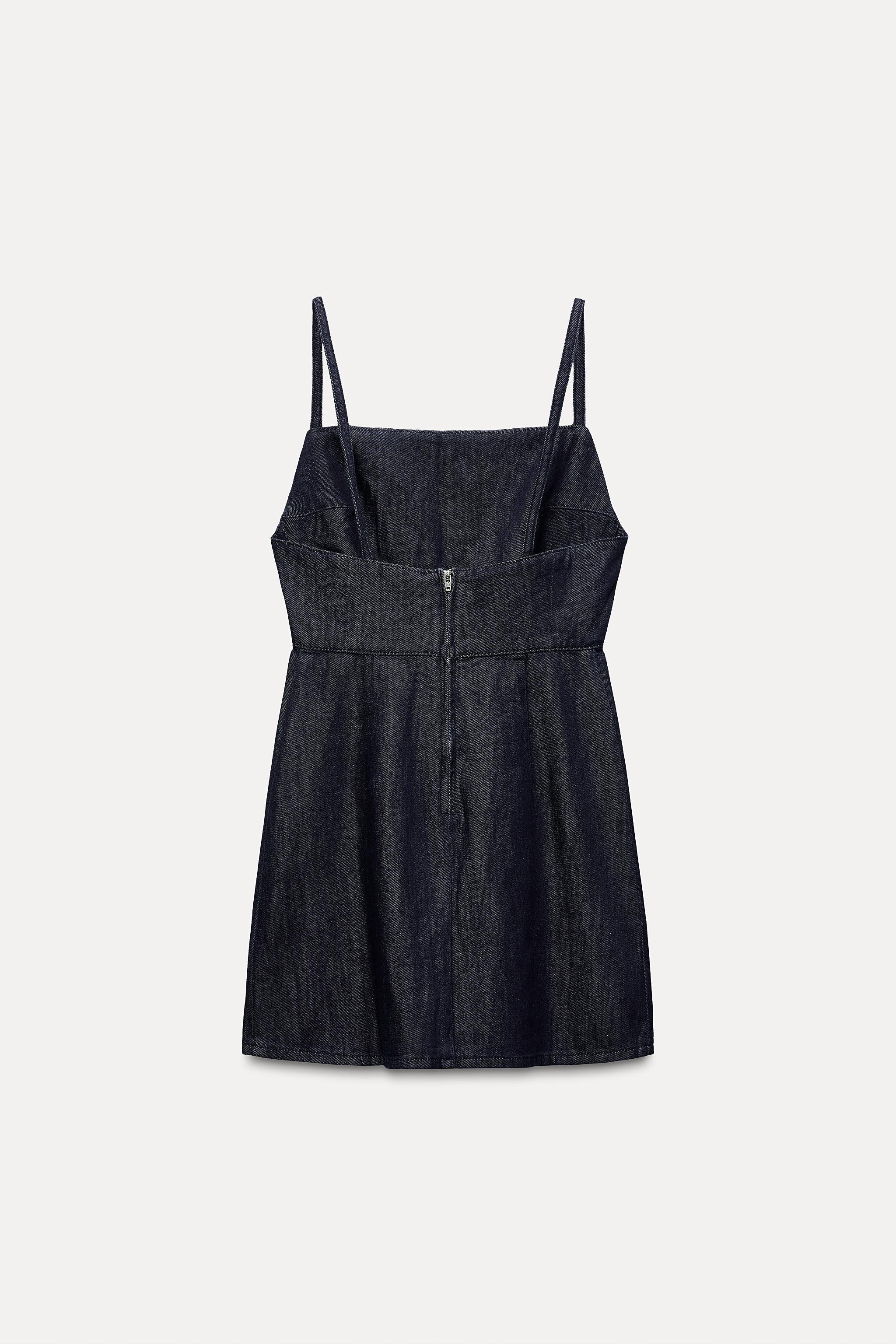 SHORT DENIM TRF DRESS Product Image