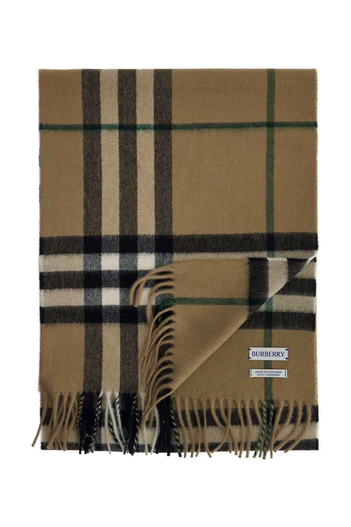 BURBERRY Ered Scarf In Cashmere In Multicolor Product Image