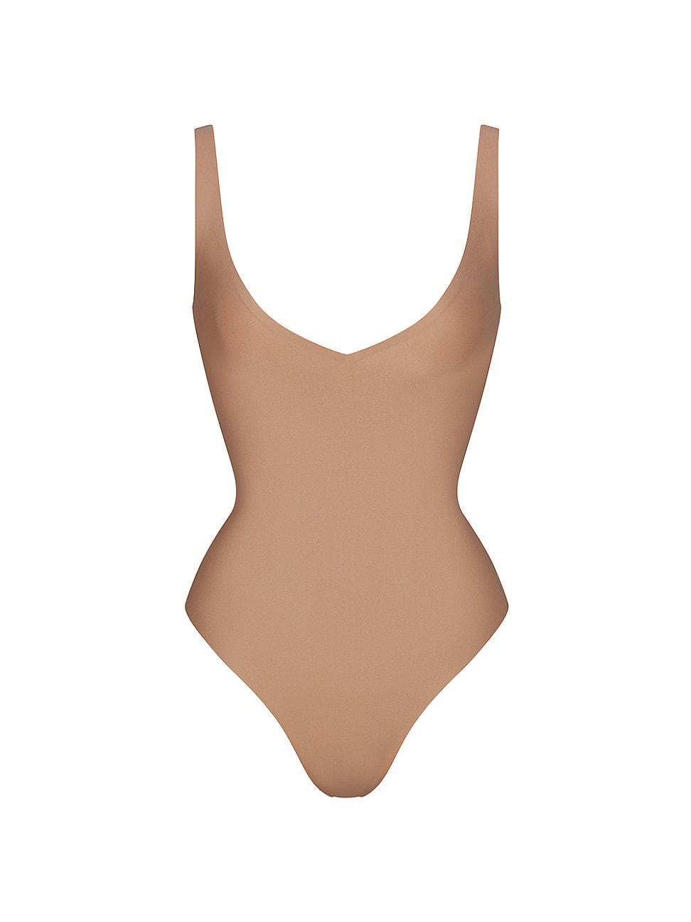 SKIMS Body Plunge Thong Shaper Bodysuit Product Image