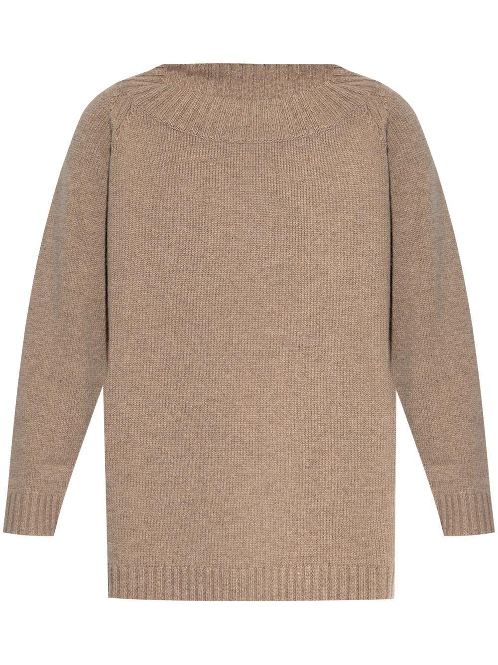 Radames Knitted Jumper In Brown Product Image