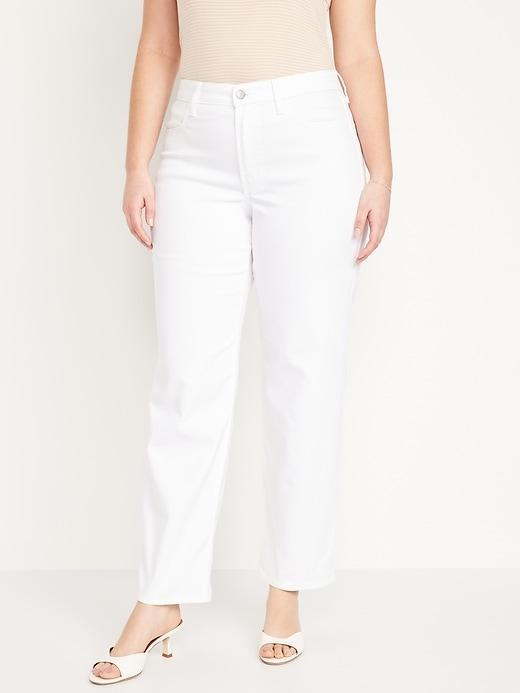 High-Waisted Wow Loose Jeans Product Image