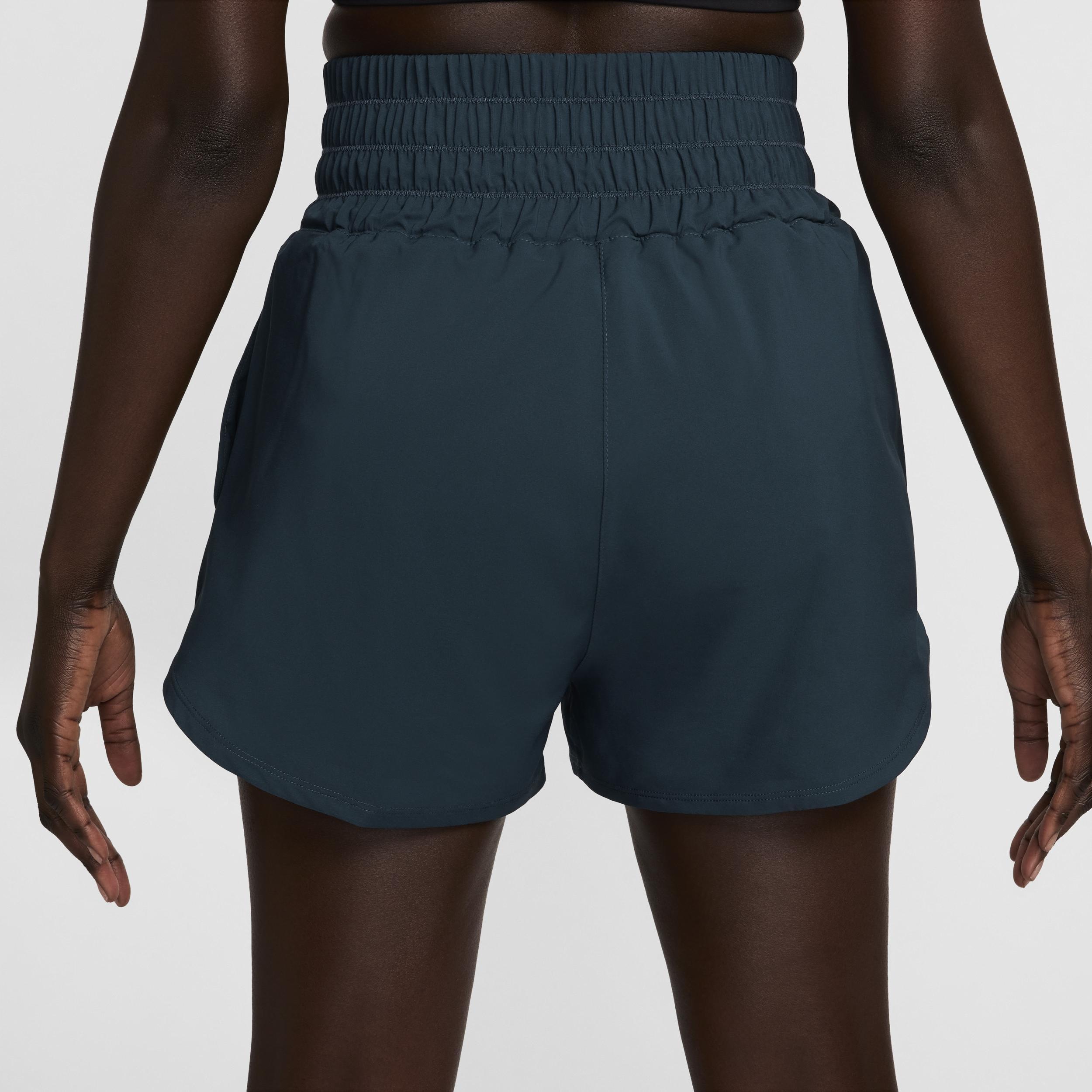 Nike Women's One Dri-FIT Ultra High-Waisted 3" Brief-Lined Shorts Product Image