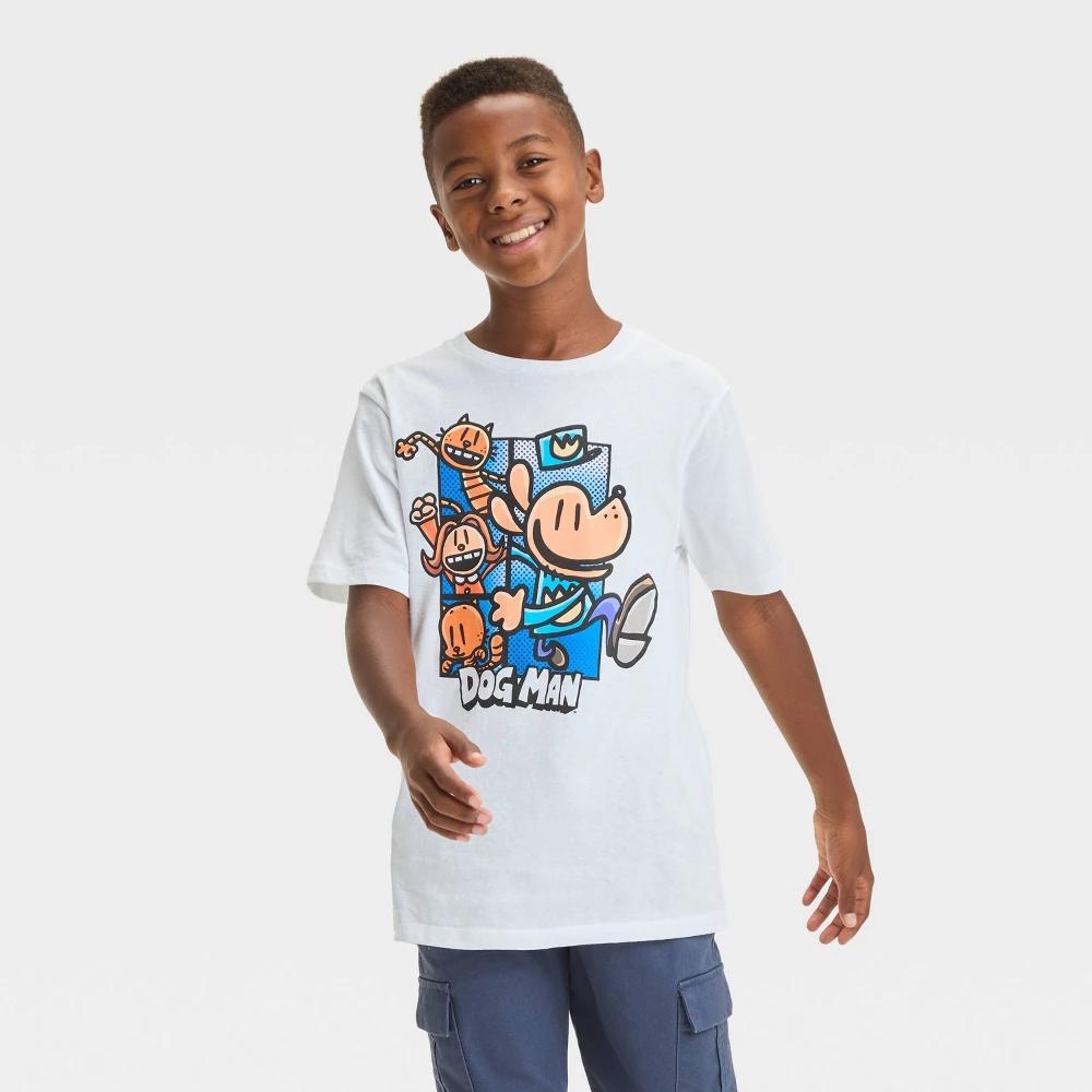 Boys Dog Man Short Sleeve Graphic T-Shirt product image