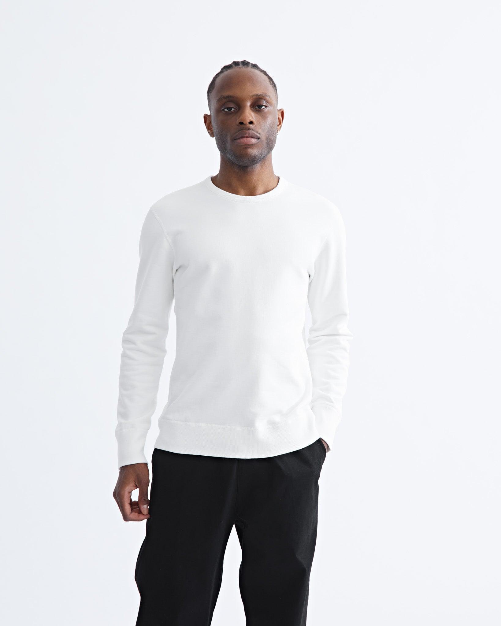 Midweight Terry Slim Crewneck Male Product Image