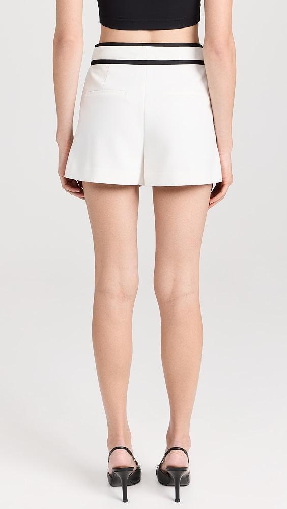 alice + olivia Esta Pleat Shorts | Shopbop Product Image