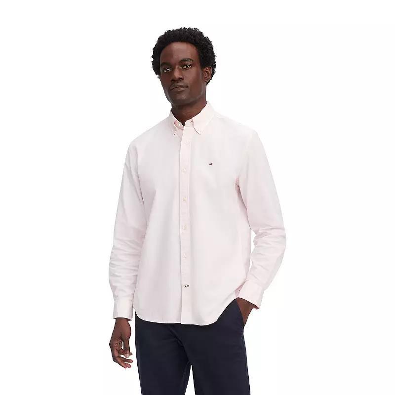 Mens Tommy Hilfiger Custom Fit Essential Stretch Oxford Shirt Product Image