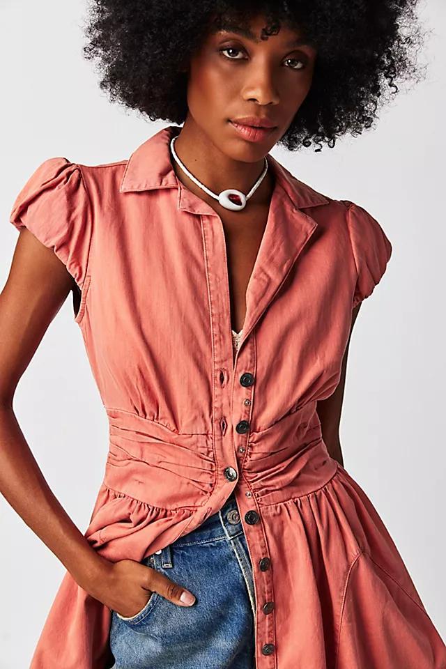 Chester Denim Mini Dress Product Image