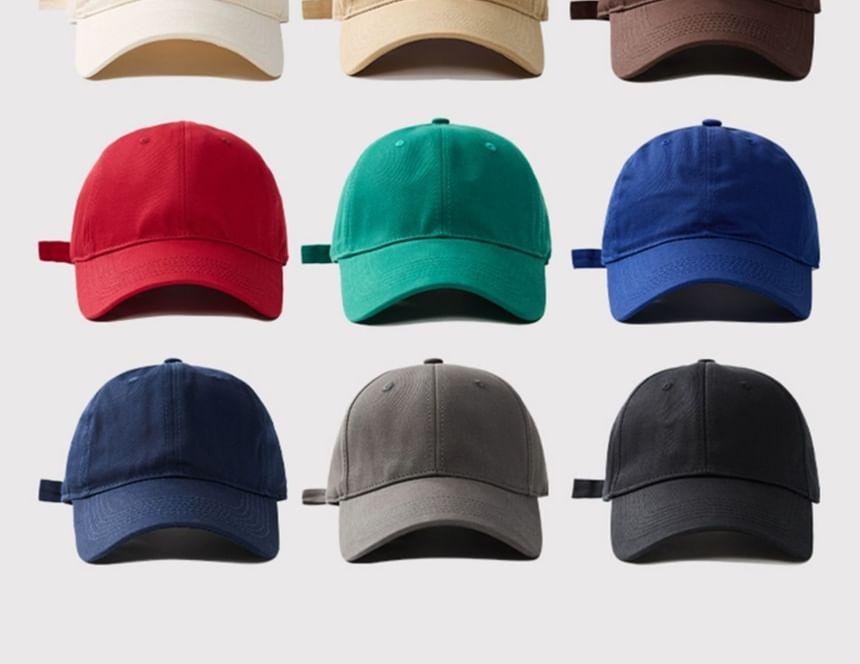 Plain Baseball Cap Product Image