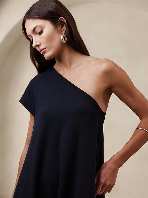 Odile One-Shoulder Knit Dress Product Image