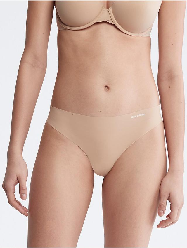 Calvin Klein Womens Invisibles Thong - White - XL Product Image