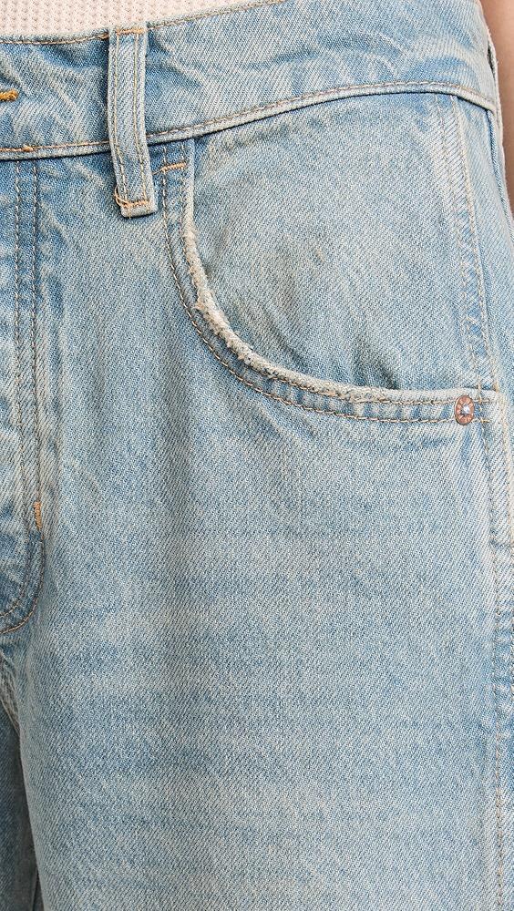 Free People Good Luck Barrel Leg Jeans | Shopbop Product Image