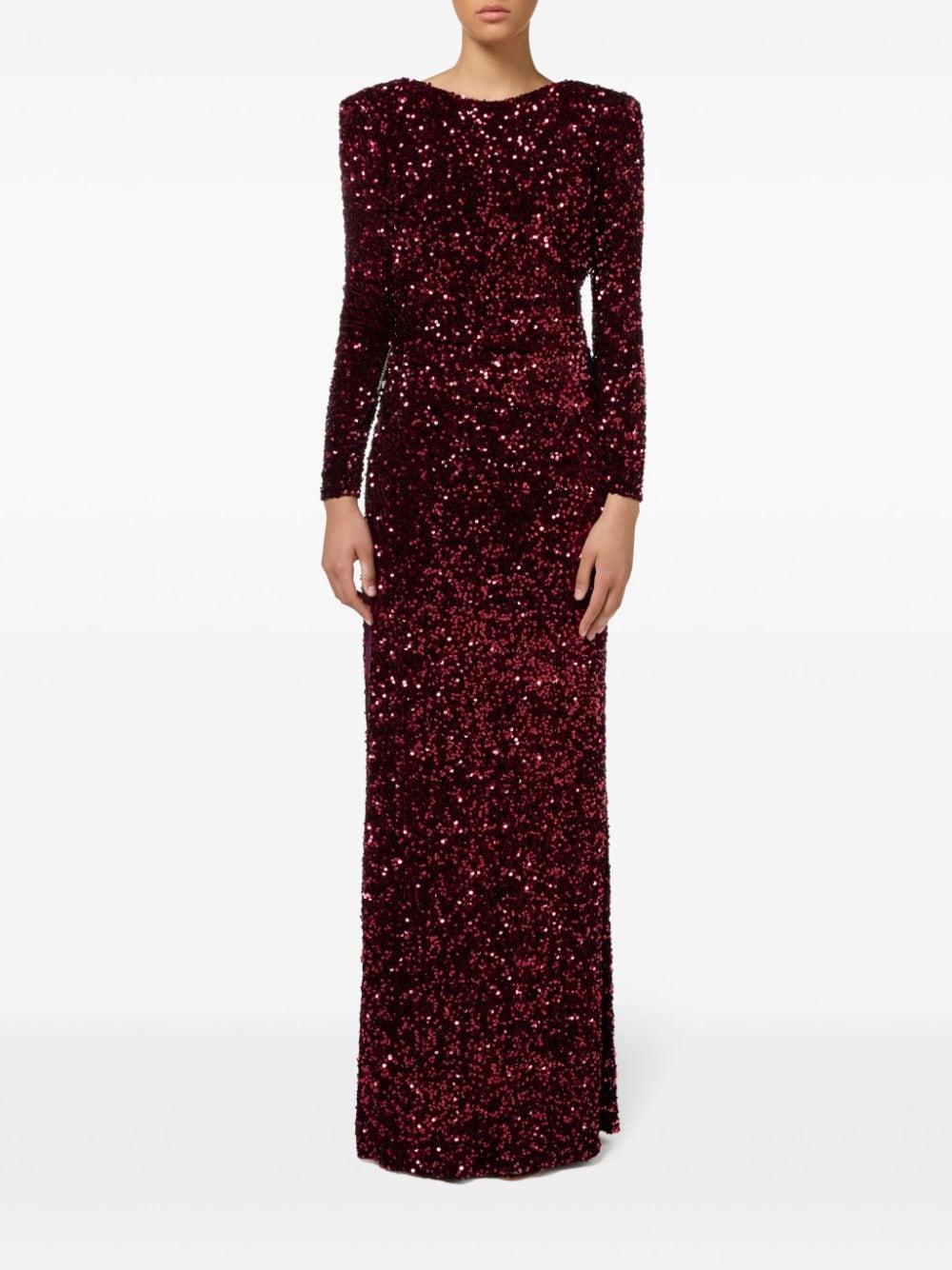 sequin-embellished maxi dress Product Image