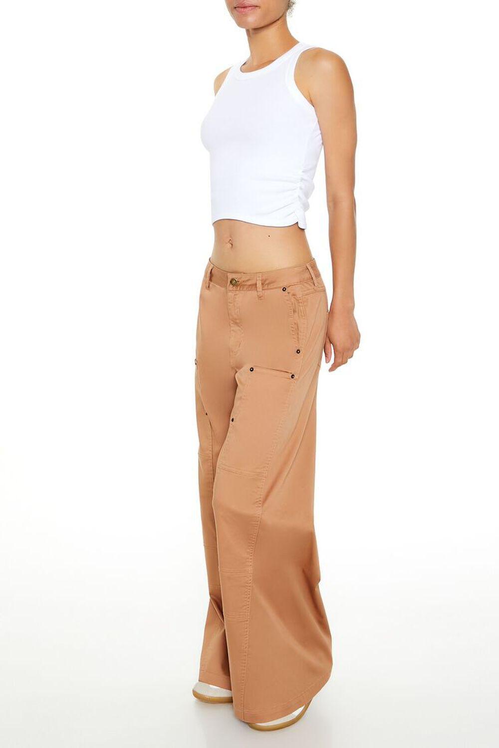 Mid-Rise Wide-Leg Pants | Forever 21 Product Image