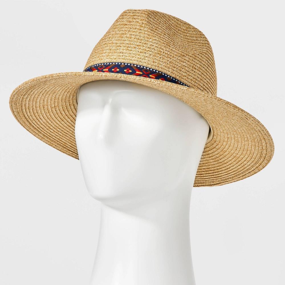 Mens Paper Flat Brim Panama Hat - Goodfellow & Co Product Image