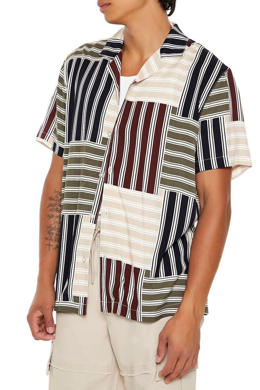 Striped Colorblock Shirt | Forever 21 Product Image