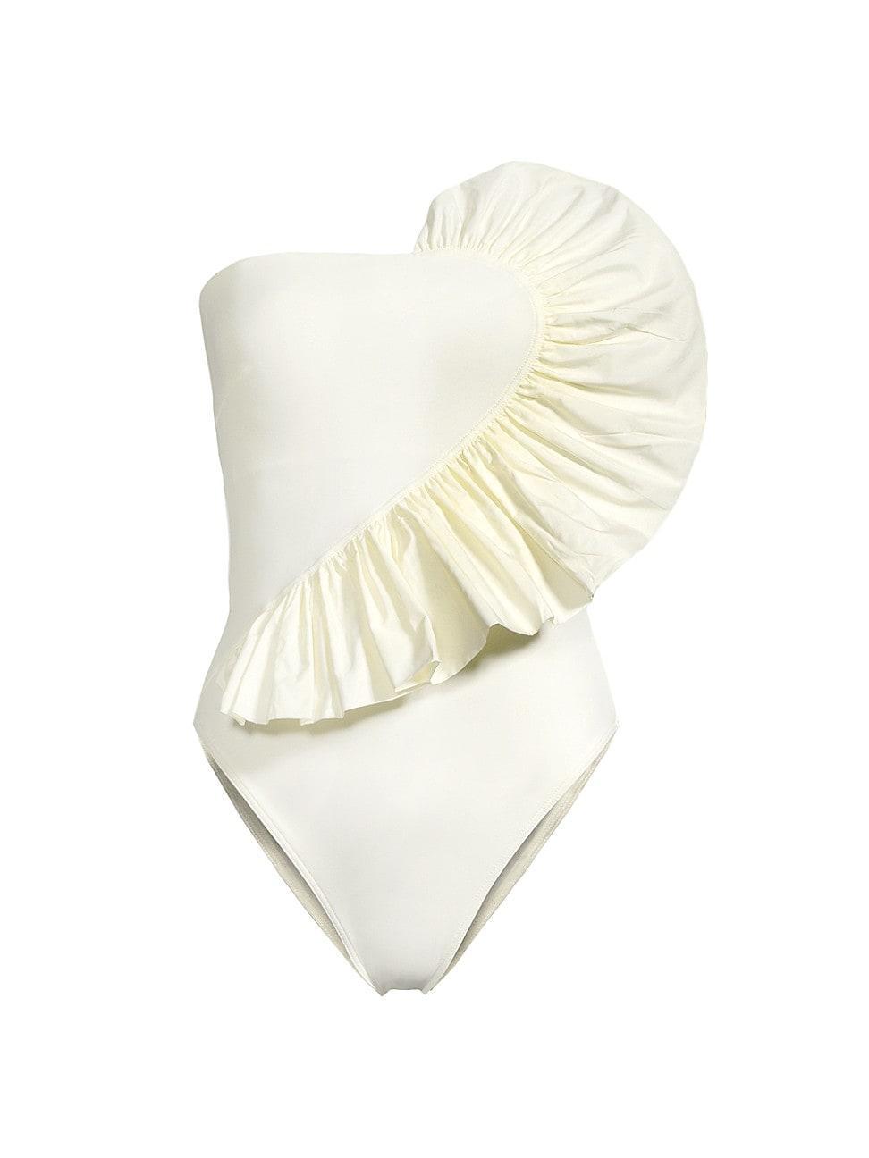 Womens Sarita Ruffled One-Piece Swimsuit Product Image