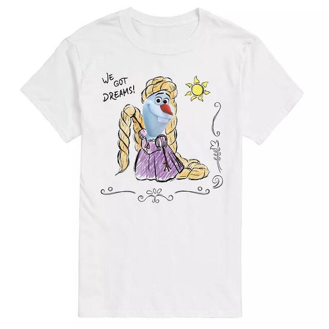 Disneys Frozen Mens Olaf Tangled Graphic Tee Product Image