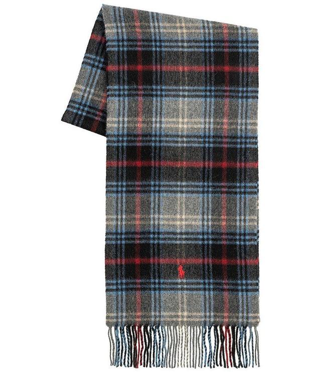 Polo Ralph Lauren Cashmere Blend Plaid Scarf Product Image