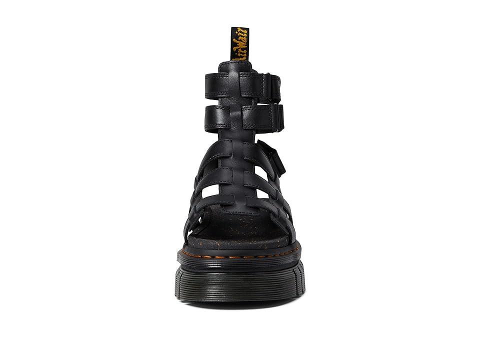 DR MARTENS Ricki Nappa Lux Leather Platform Gladiator Sandals Product Image