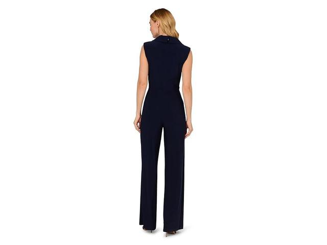 Adrianna Papell Jersey Jumpsuit (Midnight) Women's Jumpsuit & Rompers One Piece Product Image