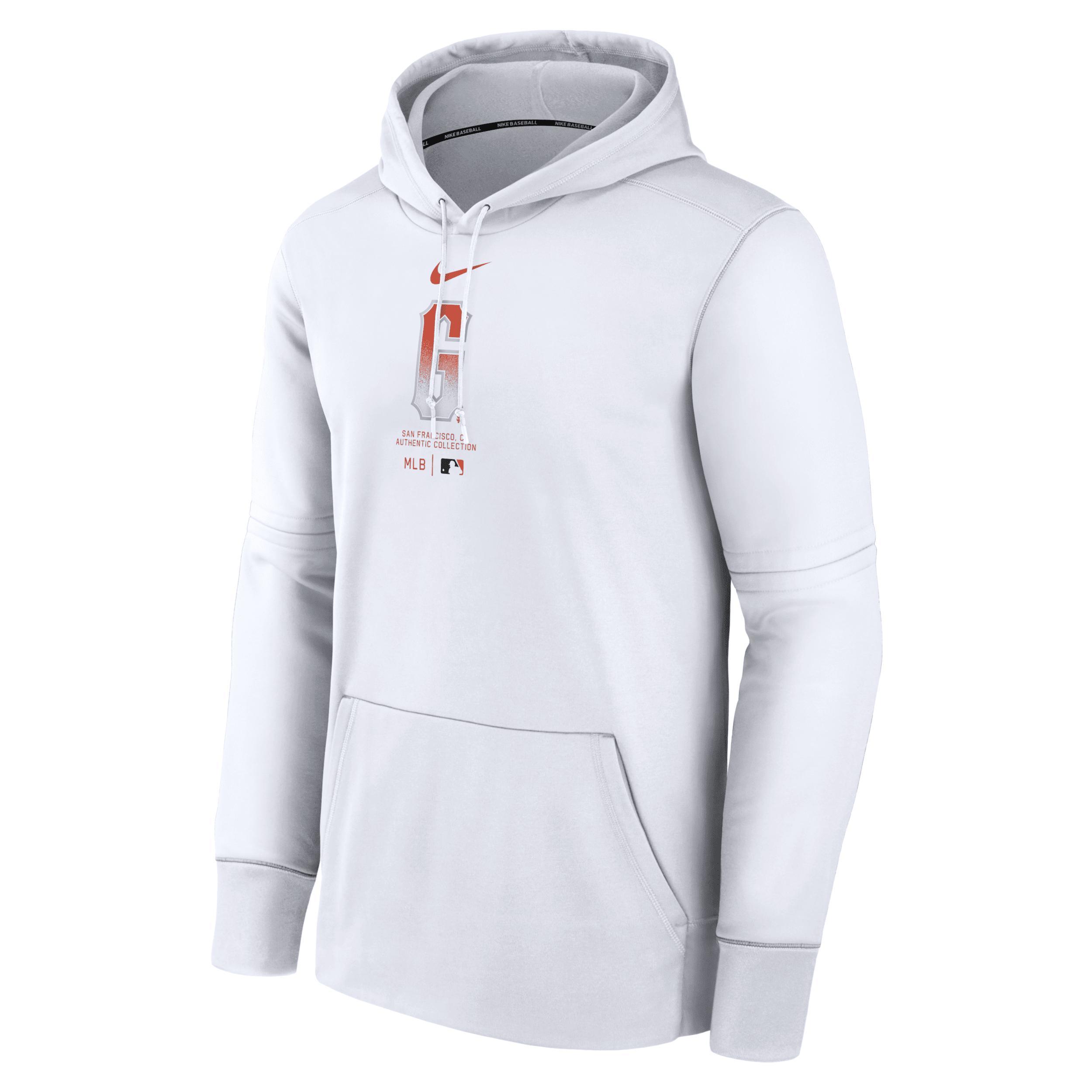 Men's Boston Red Sox City Connect Practice Nike Therma MLB Pullover Hoodie product image