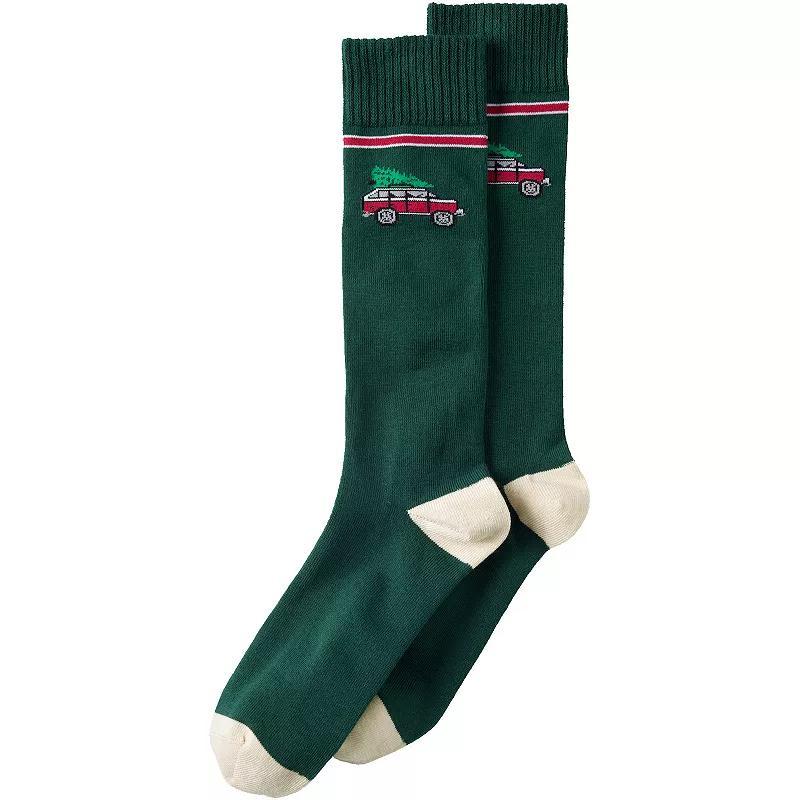 Mens Lands End Novelty Crew Socks Product Image