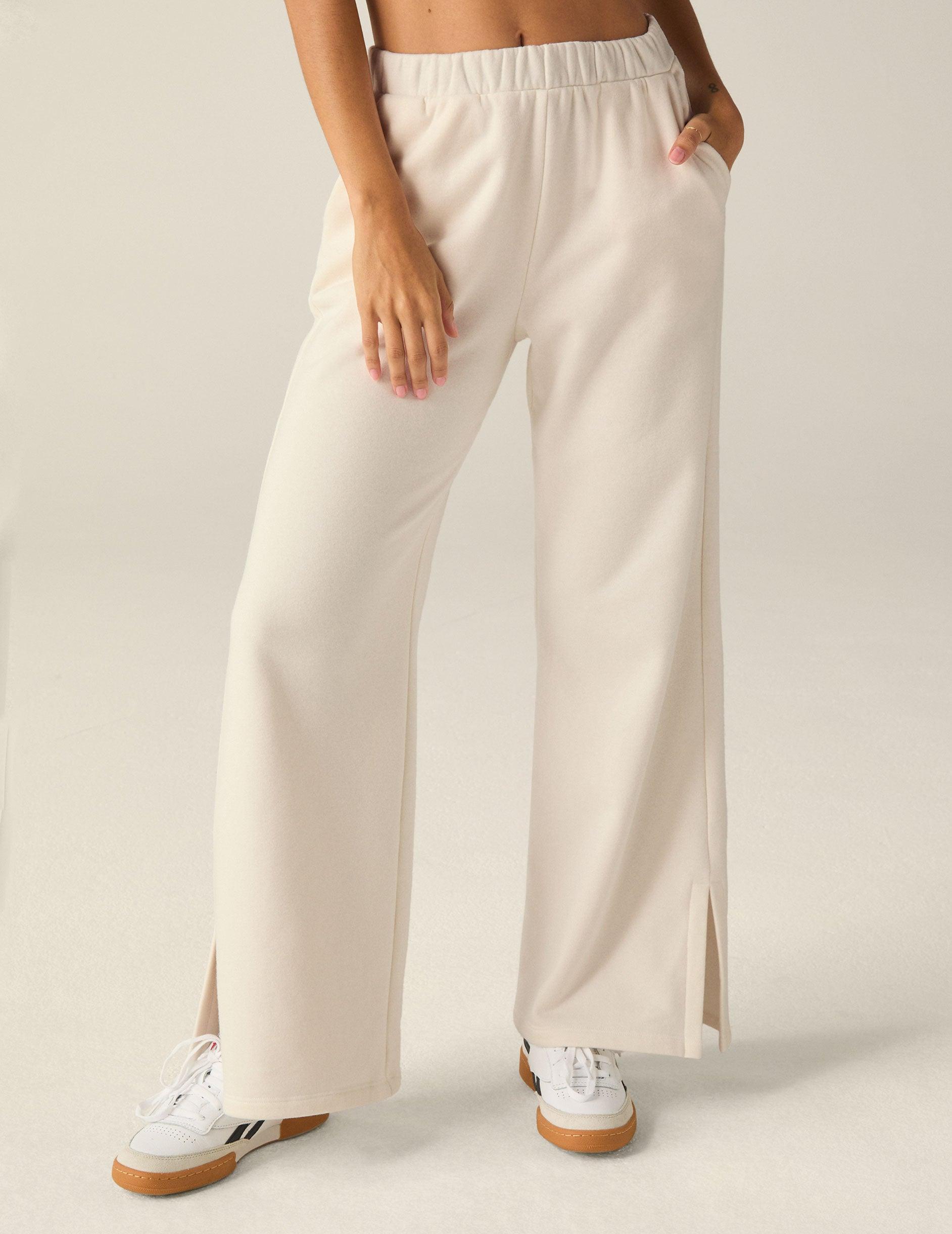 Open Ended Mid Rise Wide Leg Pant Product Image