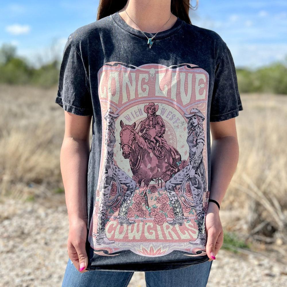 PLUS Hand Drawn Cowgirl's Graphic Tee Product Image