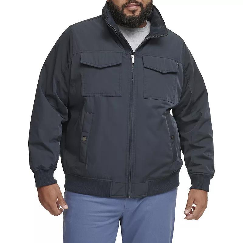 Big & Tall Dockers Polytwill 2 Pocket Bomber Jacket, Mens Product Image