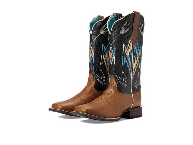 Ariat Frontier Chimayo Western Boot (Kona /Ancient Black Print) Women's Boots Product Image