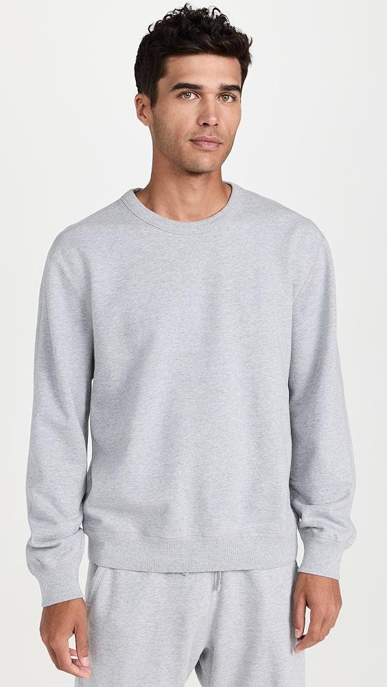 Reigning Champ Midweight Terry Classic Crew Neck Sweatshirt | Shopbop Product Image