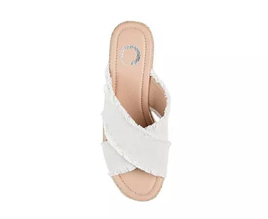 Journee Collection Shanni Womens Wedge Sandals Product Image