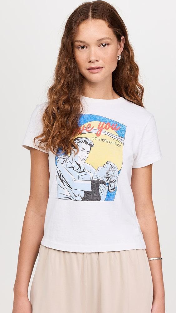 RE/DONE Classic Tee To The Moon | Shopbop Product Image