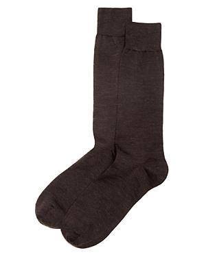 The Mens Store at Bloomingdales Wool Blend Dress Socks - 100% Exclusive Product Image