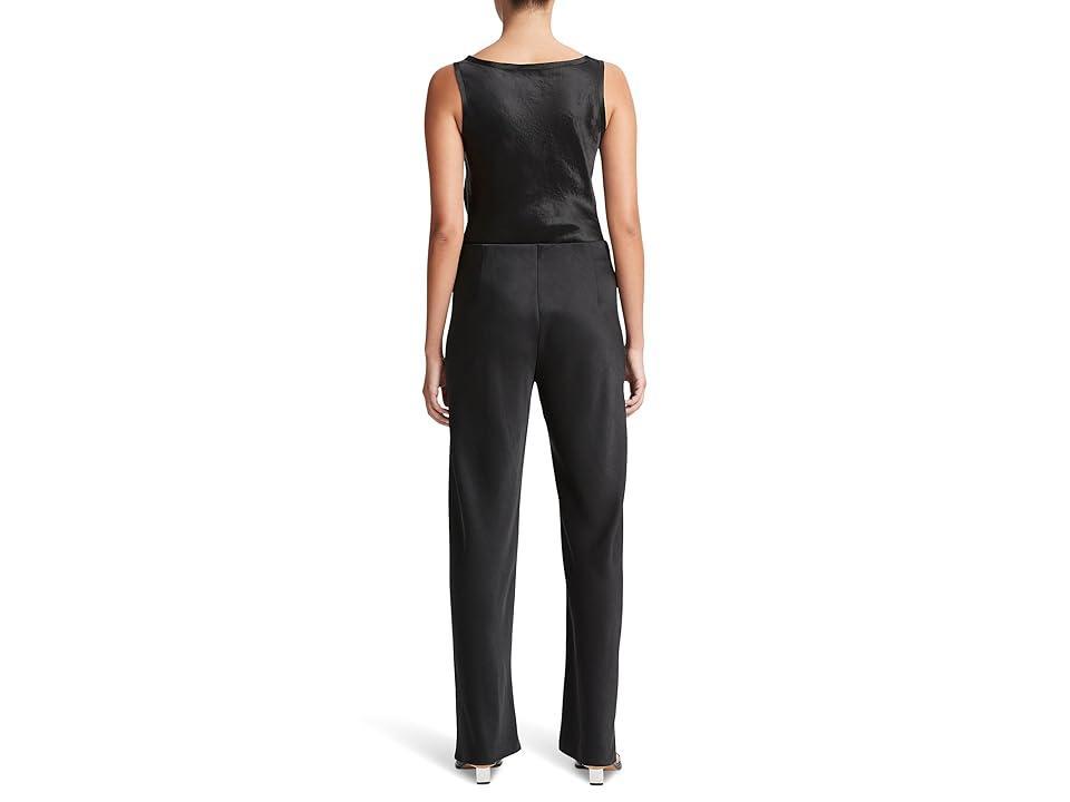 Womens Fluid Bias-Cut Satin High-Rise Trousers Product Image