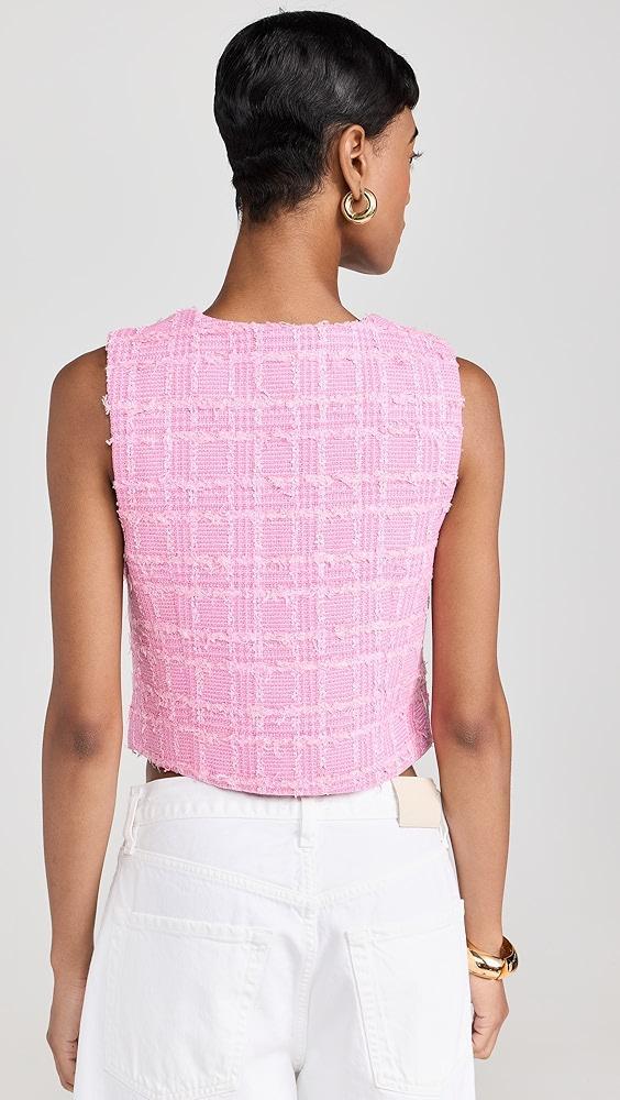 endless rose Tweed Shirt Vest | Shopbop Product Image