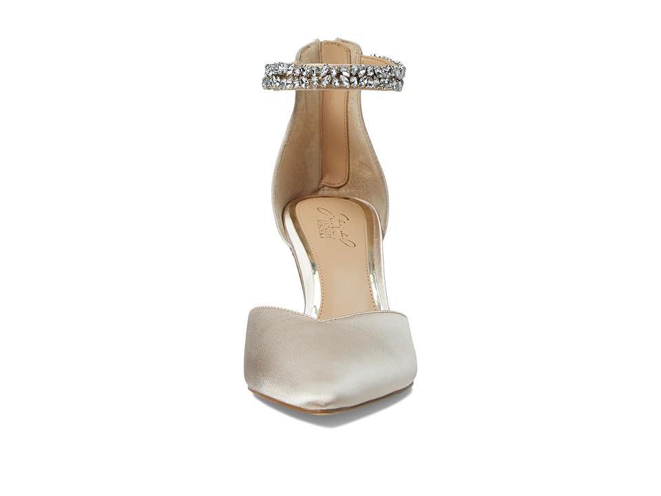 Jewel Badgley Mischka Maya Ankle Strap Pointed Toe Pump Product Image