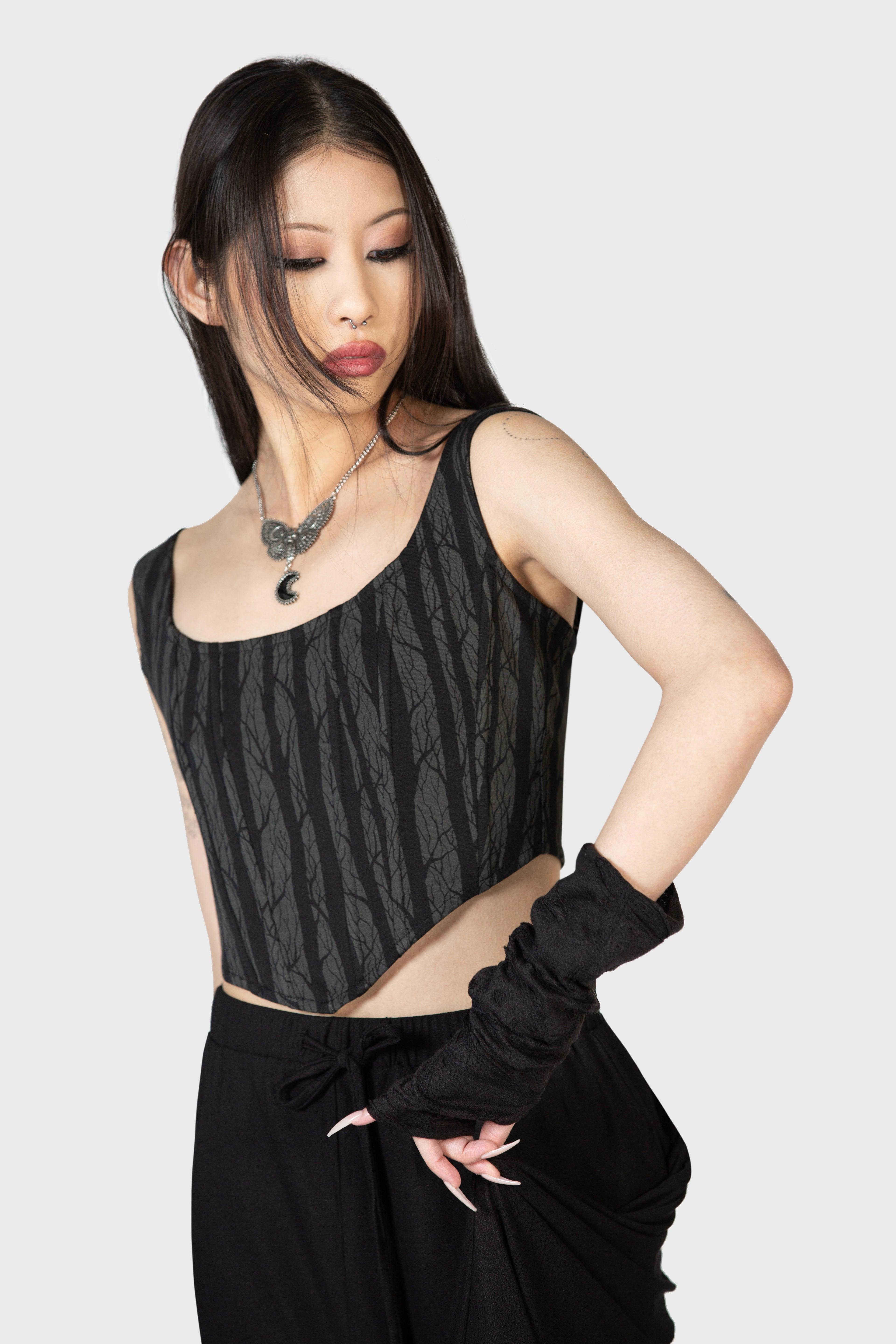 Fearful Forest Corset Top Female Product Image