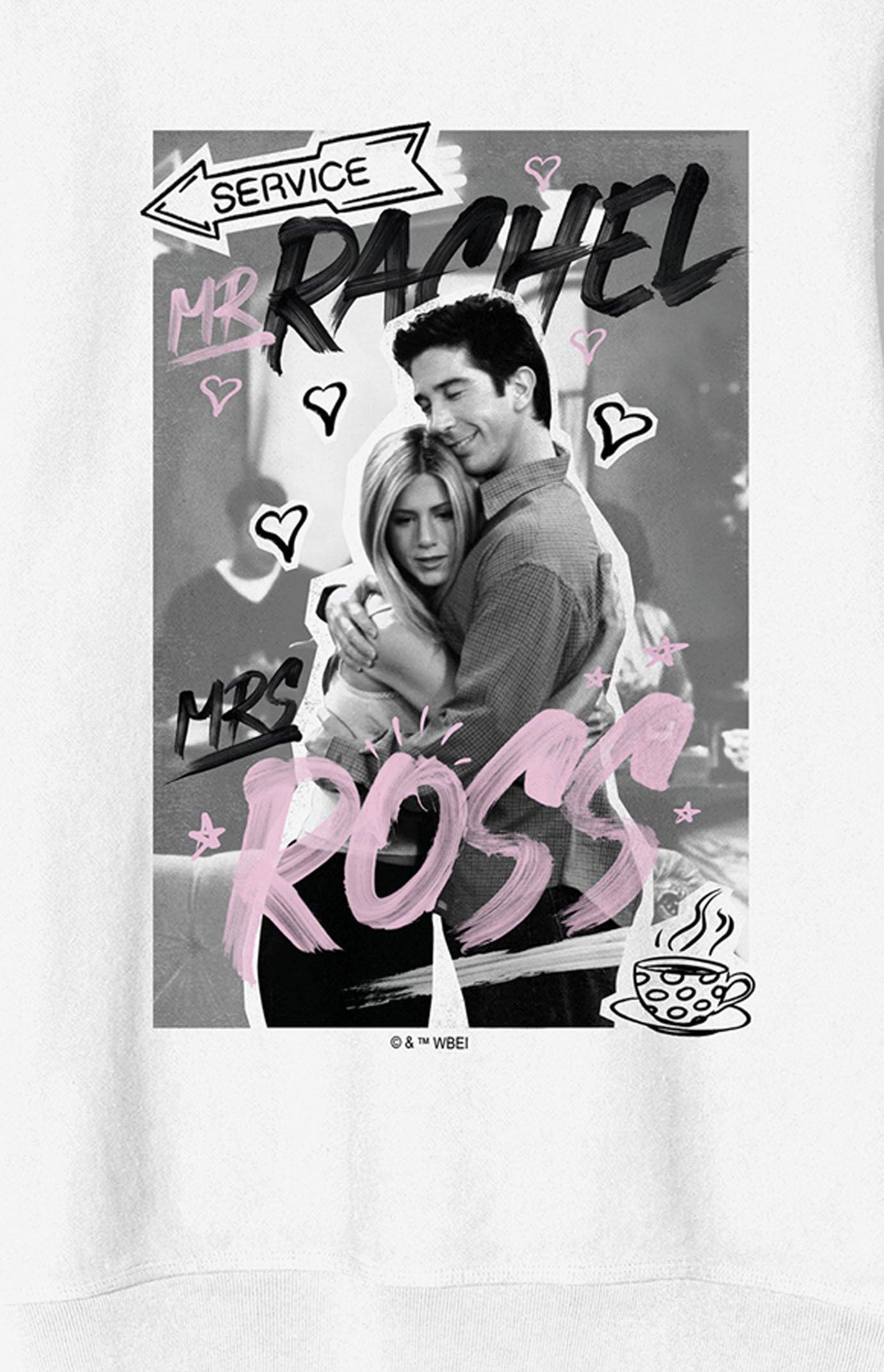 Juniors Friends TV Rachel & Ross Long Sleeve Graphic Tee, Girls Product Image