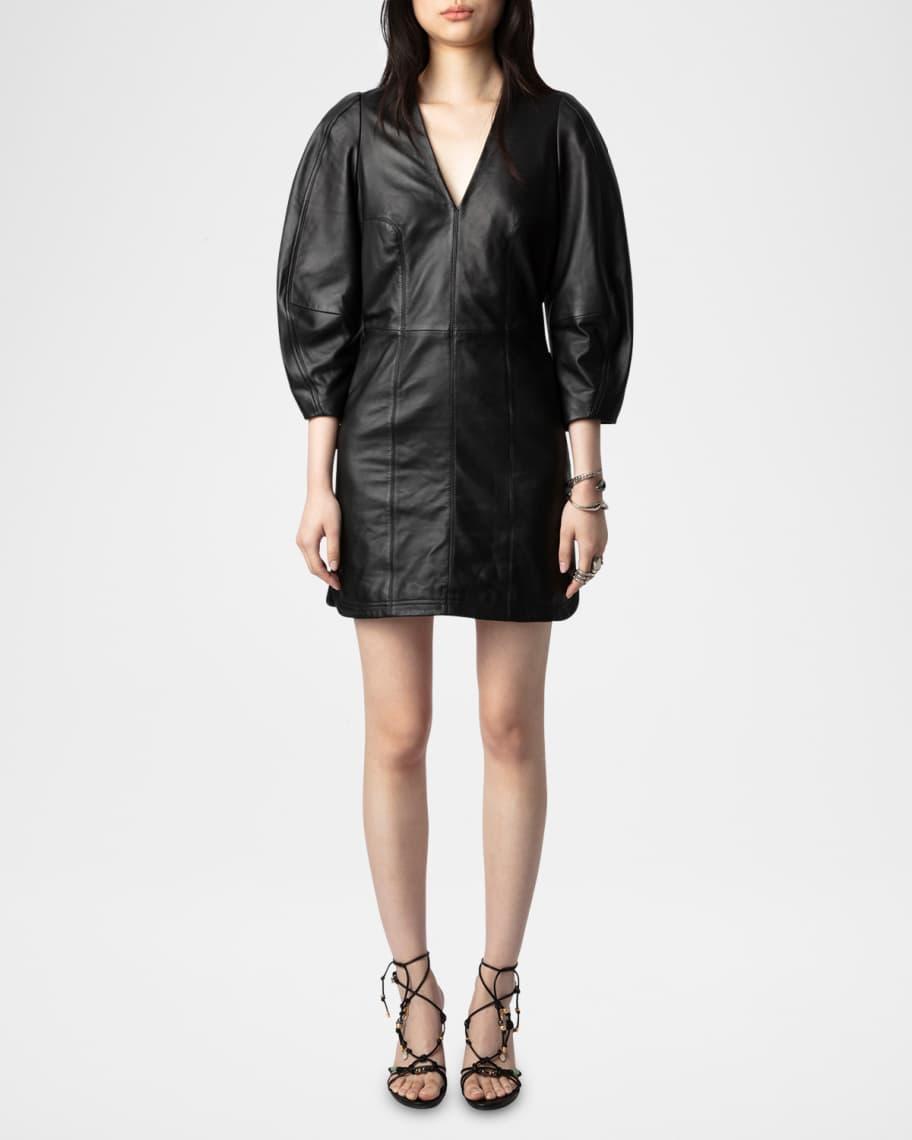 Rean Leather Mini Dress Product Image