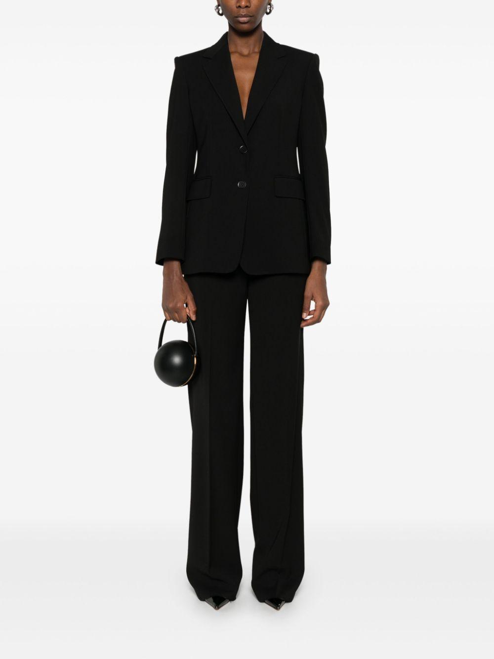 MAX MARA Virgin Wool Trousers In Black Product Image