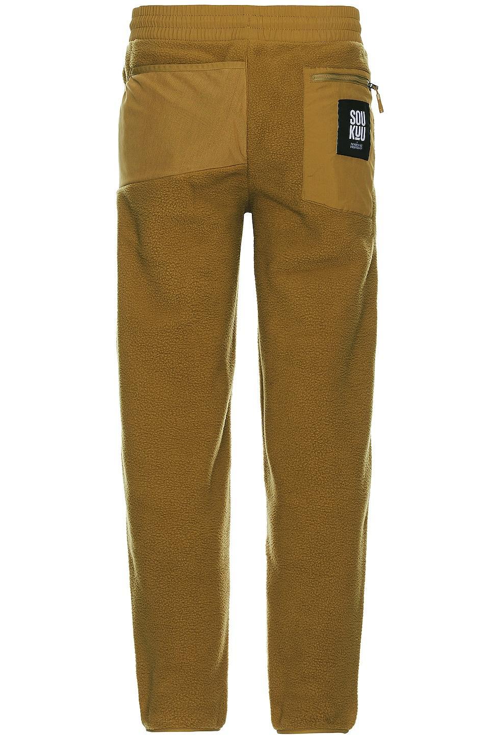 The North Face X Project U Fleece Pants Brown. (also in L, XL/1X). Product Image