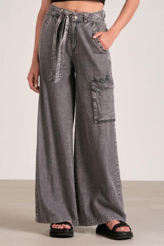 WIDE LEG CARGO PANTS Product Image