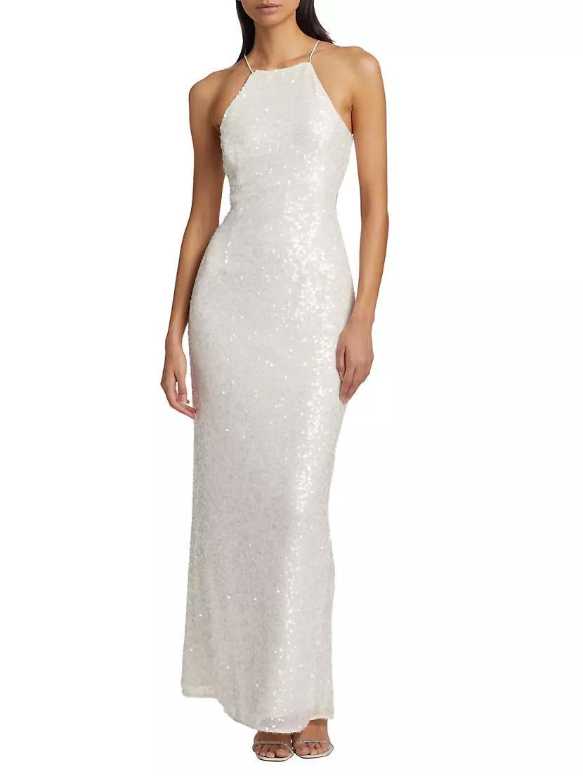 Morgan Sequined Cut-Out Gown Product Image