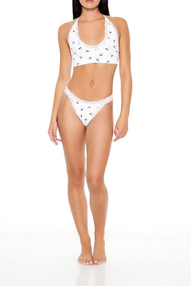 Seamless Cherry Print Panties | Forever 21 Product Image