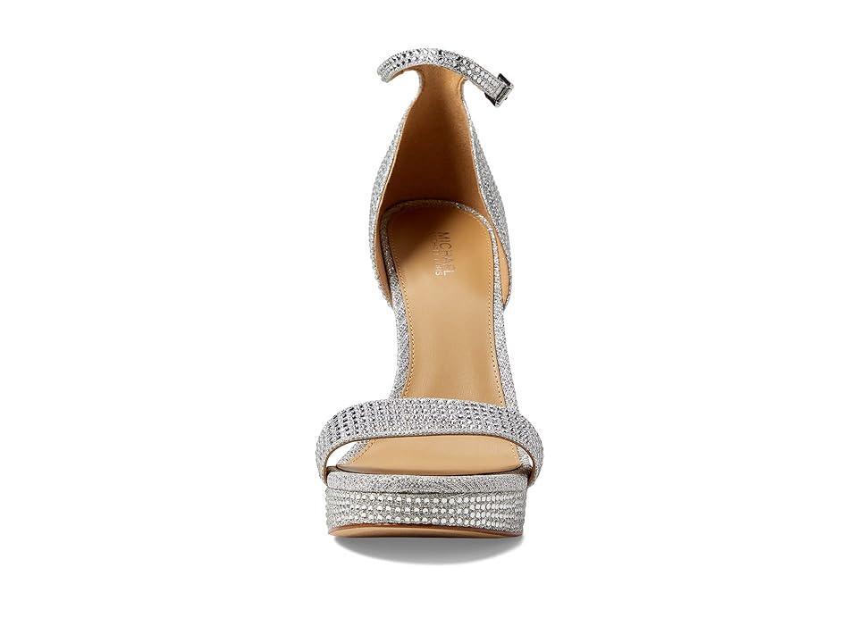 Womens Jordyn 121MM Metallic Crystal-Embellished Platform Sandals Product Image