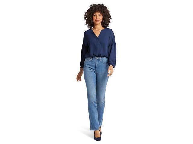 NYDJ High-Rise Billie Mini Bootcut in Water Canyon (Water Canyon) Women's Jeans Product Image